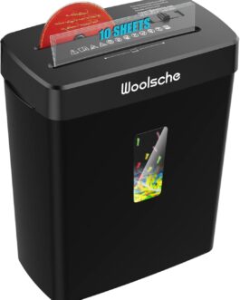 Paper Shredder -10 Sheets Of Paper Cut Horizontally With 3.43 Gallon Paper Basket - P-4 Security Level -3 Mode Designs - Shreds CDs And Credit Cards - Durable, Fast, Anti Paper Jam, Suitable For Home