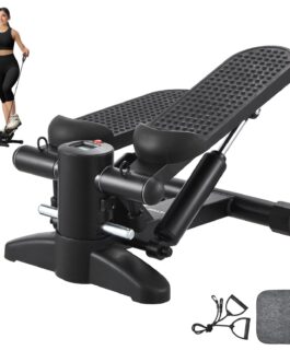 Full Body Workout Cardio Equipment, Stair Stepper, Mini Stepper For Exercise At Home, Hydraulic Fitness Stepper With Resistance Bands,